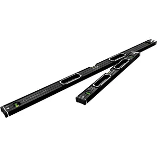 Stabila Wasserwaagen-Set Dark Shadow, 61 cm, 122 cm