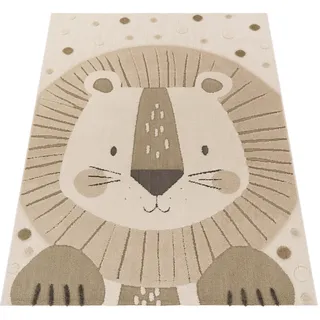 Paco Home Kinderteppich 80/150 cm Kika 372 , Beige , Textil , Rechteckig , 80x150 cm , strapazierfähig, für Fußbodenheizung geeignet , Teppiche und Böden, Teppiche, Kinderteppiche