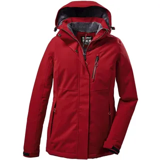 KILLTEC Damen Funktionsjacke KOW 140 WMN Jckt wasserdicht, Winddicht, atmungsaktiv 00400-rot 50