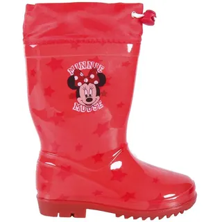 Stiefel Damen Regen PVC Minnie Rot - T030 Mädchen Cerdà