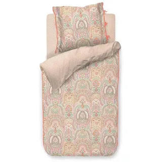 Pip Studio Bettbezugsset Jabali Flower Koralle 135x200cm
