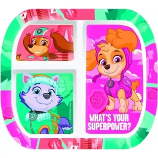 PAW Patrol: Kunststoff-Teller mit Skye-Motiv, unterteilt
