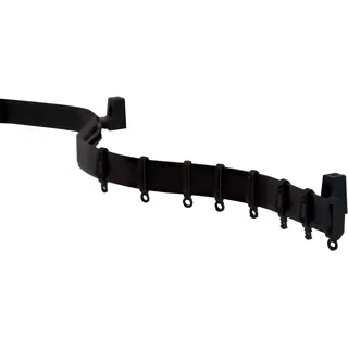 GARDINIA Vorhangschiene Flexline, Schwarz