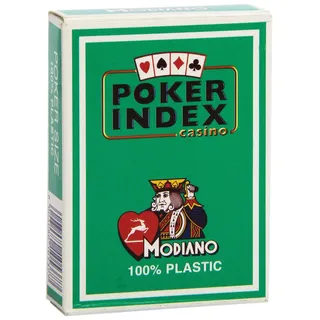 Modiano Texas Poker 4 Mini Index grün - Texas Poker