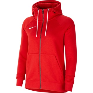 Nike Damen W Nk FLC Park20 Fz Hoodie Kapuzenjacke, University Red/White/White, M EU