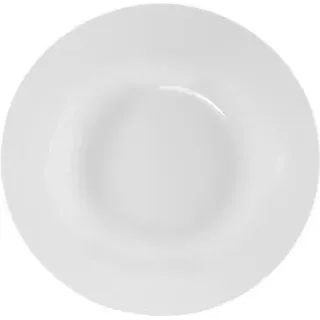 tiefer Teller 23cm weißes Porzellan