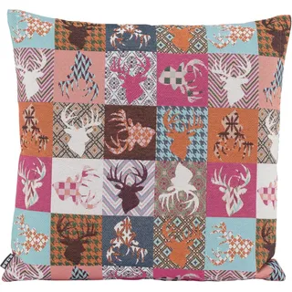 H.O.C.K. Harry Hirsch Tegan Patch 50 x 50 cm Rot/Orange/Pink