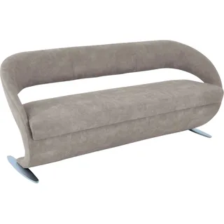 K+W Komfort & Wohnen Polsterbank Wave Grau 204 x 83 x 68 cm