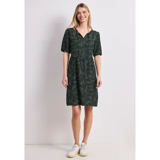 STREET ONE Sommerkleid Grün/Schwarz 44