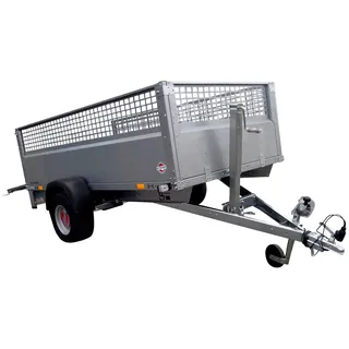 PKW-Anhänger STEMA "REX 21", silber (silberfarben), KFZ-Anhänger, PKW-Anhänger