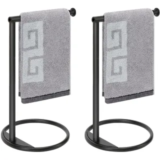 NearMoon Handtuchring L-Form Schwarz