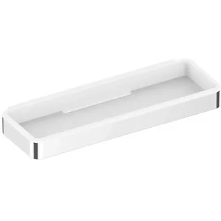 KEUCO PLAN Duschablage, verdeckte Befestigung, 14958010051, Farbe: verchromt / weiß