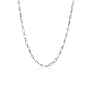 KUZZOI Halsketten - Halskette Halskette Gliederkette 925 Sterling Silb - Gr. unisize - in Silber - für Damen