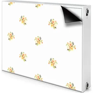 Magnet Heizkörperabdeckung Heizkörperverkleidung Verkleidung Abdeckung 80x60 cm - Mini, Blumensträuße