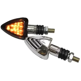 Motorrad LED Blinker Jake chrom getönt
