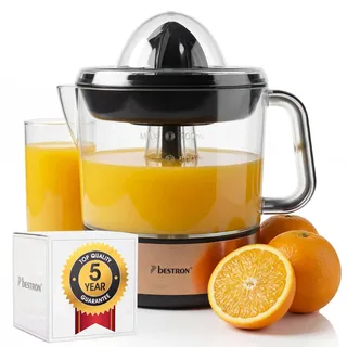 Bestron elektrische Zitrus- & Orangenpresse Kupfer