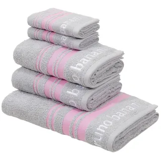 Bruno Banani Daniel Handtuchset 5-tlg. grau