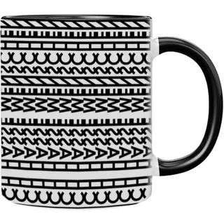 Ich Hasse Menschen Tasse Keramik Kaffeetasse Teetasse Lustige Tassen Beidseitig Bedruckt, Schwarz Keramik Kaffeebecher für Familien, Freunde Kaffeeliebhaber Geschenk