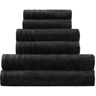 KLEINE WOLKE Royal Duschtuch 70 x 140 cm schwarz