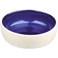 Bild von Keramiknapf, Ø13cm, weiß/blau (2467)