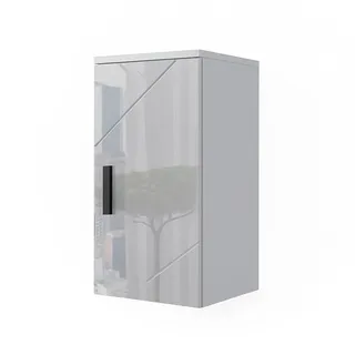 Vicco Badschrank Irma Weiß Hochglanz 30 x 59 cm, Model 39451 - Weiß