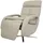 Relaxsessel HWC-L11 Leder 70 x 109 x 70 cm Grau drehbar mit Liegefunktion