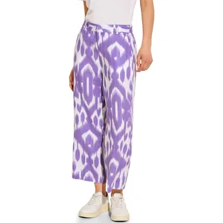 Street One Damen 7/8 Culotte Leinenhose Smell of Lavender,36W/26L