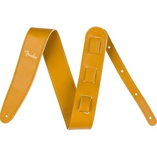 Fender »VEGAN LEATHER STRAP« Leder Gitarrengurt - 6.3cm Breite - Farbe: Butterscotch Blonde, 0990647050, 40-55" (101.6-139.70 cm)