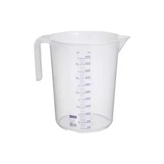 hünersdorff Messbecher transparent