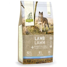 ISEGRIM Hundesack für Erwachsene, Lamm + Beeren und Wildkräuter, 12 kg, Hund