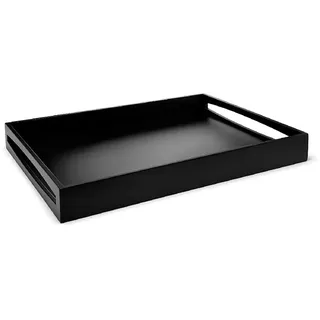 Leopold Vienna 55x40x6cm Mdf Tablett - Black - One Size