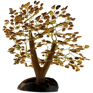 Ostsee-Schmuck "- 20 cm, 432 Bernsteine - Bernstein -,", braun, bernsteinfarben),