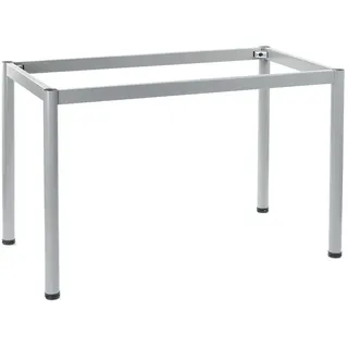 Metallgestell mit rundem Bein, NY-A057/O, Beindurchmesser 5 cm, Maße 176x76x72,5 cm, Grau - Grau