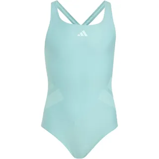 adidas Logo C-back Swimsuit Kids, Mint ton, 7-8 Years