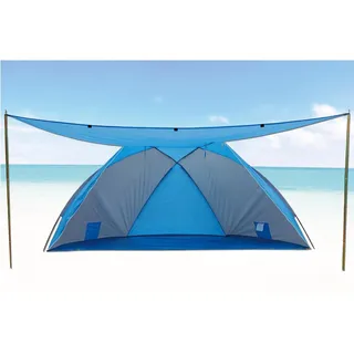 Explorer Strandmuschel "Strandmuschel mit Sonnendach", blau
