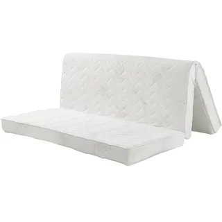 Matratze für Schlafsofa Klappsofa - 140 x 190 cm - Kaltschaum mit Aloe Vera - 1 Zone - Härtegrad 2 - Stärke 12 cm - FIESTA von NATUREA