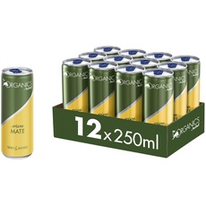 Organics by Red Bull Viva Mate - 12er Palette Dosen - Bio-Erfrischungsgetränke 100% natürliche Zutaten, EINWEG, 12 x 250ml