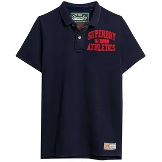 Superdry Vintage Athletic Kurzarm-poloshirt - Rich Navy - S
