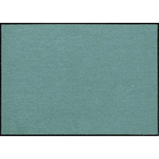 Erwin Müller Fußmatte Mainz, Schmutzfangmatte, Sauberlaufmatte uni jade Größe 75x120 cm - rutschfest, pflegeleicht, für Fußbodenheizung geeignet (weitere Farben, Größen)