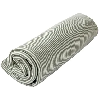 Hoppediz Premium Pucktuch aus Bio-Baumwolle - Vielseitige Kuscheldecke & Babydecke, Ideal als Schmusetuch, Erstlingsdecke & Schnuffeltuch, rosmarin-weiß