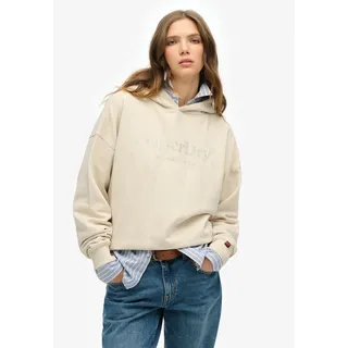 Superdry VENUE Metallic Hoodie Pumice Stone XS