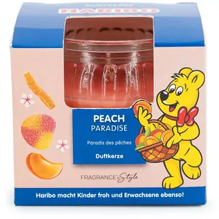 Duftkerze Haribo , Orange , Naturmaterialen, Glas, Textil , 6.5 cm , Dekoration, Kerzen & Kerzenhalter, Duftkerzen