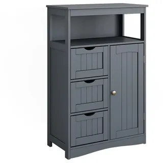 Vicco Midischrank Bianco, 56 x 86.5 cm, Grau - Grau