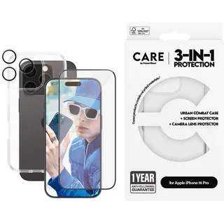 Panzer Glass CARE by PanzerGlass Flagship 3-in-1 Bundle iPhone 16 Pro