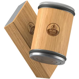 HORL2 Eiche Rollschleifer Messerschärfer: Schärfen Sie Ihre Messer mühelos! Deutscher Präzisions-Küchenmesserschärfer für rasiermesserscharfe Klingen mit magnetischer Halterung, 15° & 20° Winkel