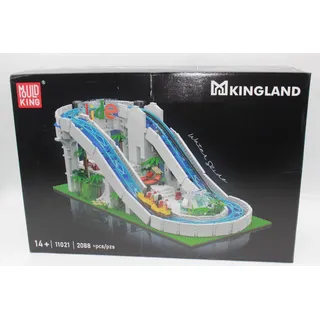 OO Mould King 11021 Kingland Wasserrutsche Vergnügungspark Klemmbausteine 2068