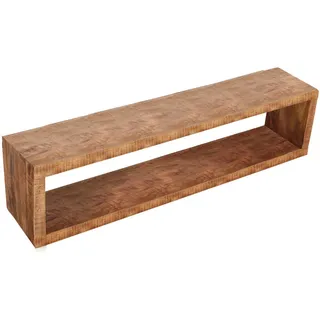 Möbilia Wandregal 80 x 20 x 15 cm Braun
