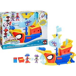Marvel Spidey and His Amazing Friends Water-Webs Bubble Pirate Ship
