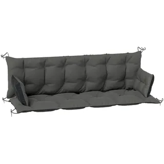 Outsunny Bankauflage 180 x 110 x 8 cm dunkelgrau 3 St.