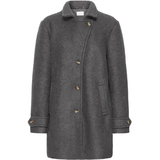 Ichi Wintermantel "Damen Jacke IHSTIPA", gray pinstripe